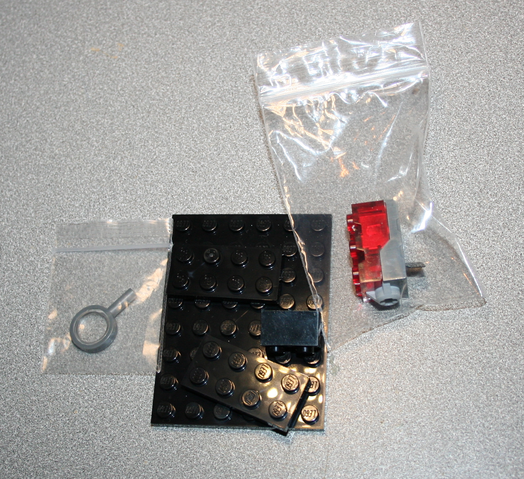 Items are shown for the parts kit to match LEGO Optics, Chapter 1.